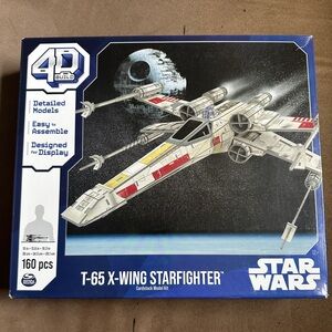 4D build star wars t-65 x-wing star fighter